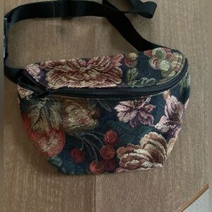 Floral Tapestry Fanny Pack